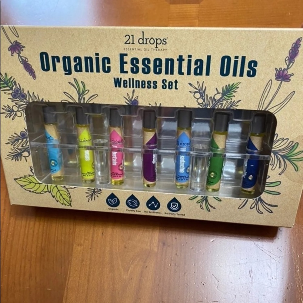 Organic Essential Oils Wellness Set